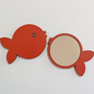 آینه طرح ماهی