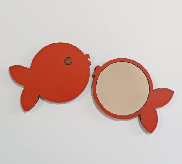 آینه طرح ماهی